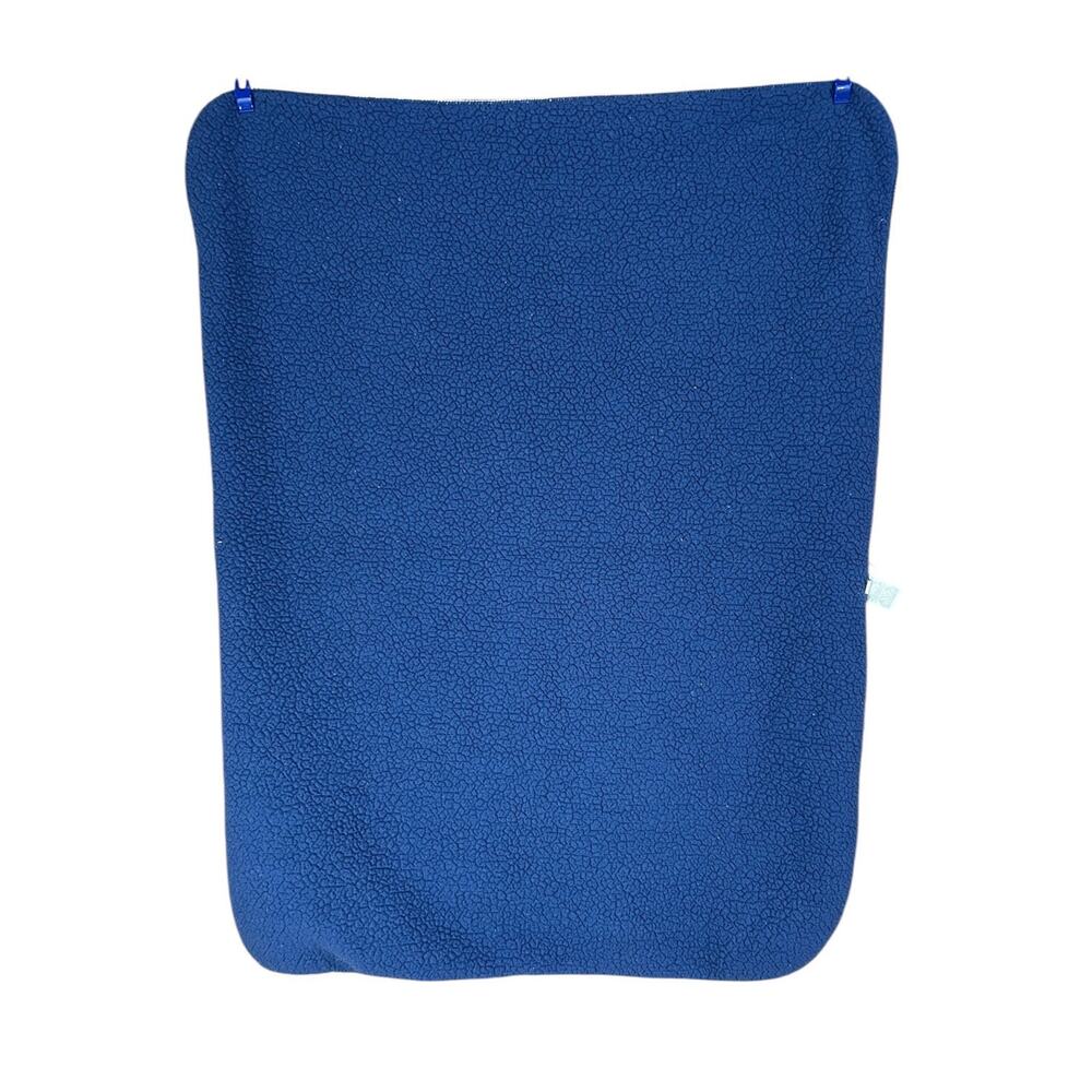 Cloud Island Baby Blanket Colorful Lines Dashes Blue Sherpa Target 2021 - Picture 4 of 6
